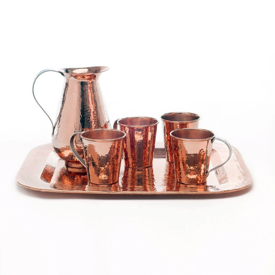 Sertodo Copper Recycled Copper Moscow Mules For Four Set 5 Sertodo Copper Recycled Copper Moscow Mules For Four Set