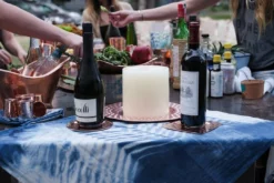 Sertodo Copper Copper Napa Round Bottle Coasters Home Goods 7 Sertodo Copper Copper Napa Round Bottle Coasters Home Goods