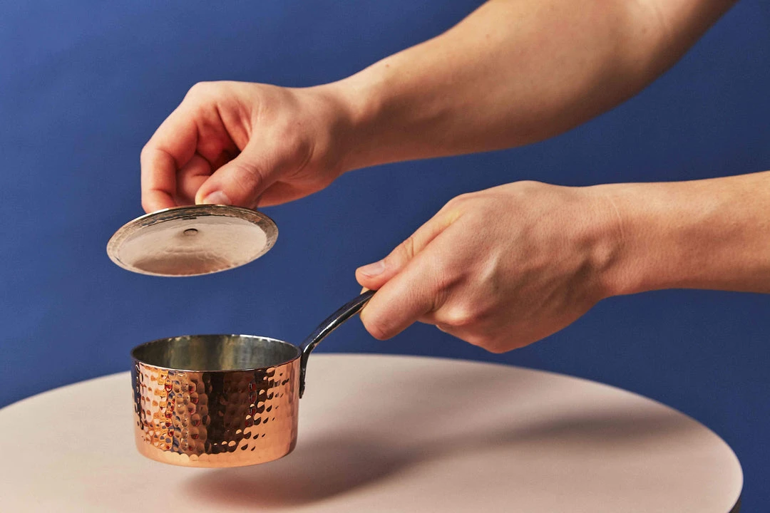 Sertodo Copper Home Goods Petite French Recycled Copper Butter Pot 4 Sertodo Copper Home Goods Petite French Recycled Copper Butter Pot