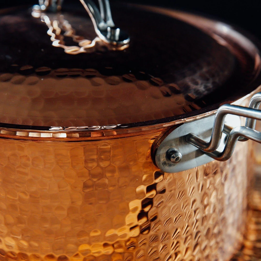 Sertodo Copper 2.5 Qt Recycled Copper Sauce Pot 6 Sertodo Copper 2.5 Qt Recycled Copper Sauce Pot