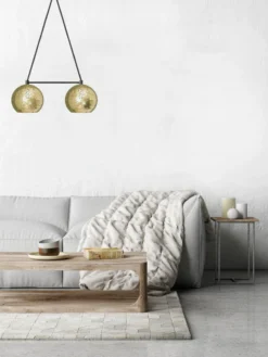 Dounia Home Lighting Shams Dual Globe Chandelier