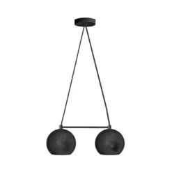 Dounia Home Lighting Shams Dual Globe Chandelier