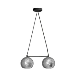 Dounia Home Lighting Shams Dual Globe Chandelier