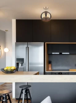 Dounia Home Shams Semi Flush Mount Light Lighting