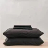 Looma Sateen Sheet Set - Charcoal