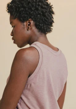 Poplinen Best Sellers Shirley Bamboo Tank Top - Rose