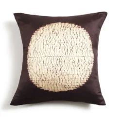 Studio Variously Shunya Silk Throw Pillow - Black Home Goods
