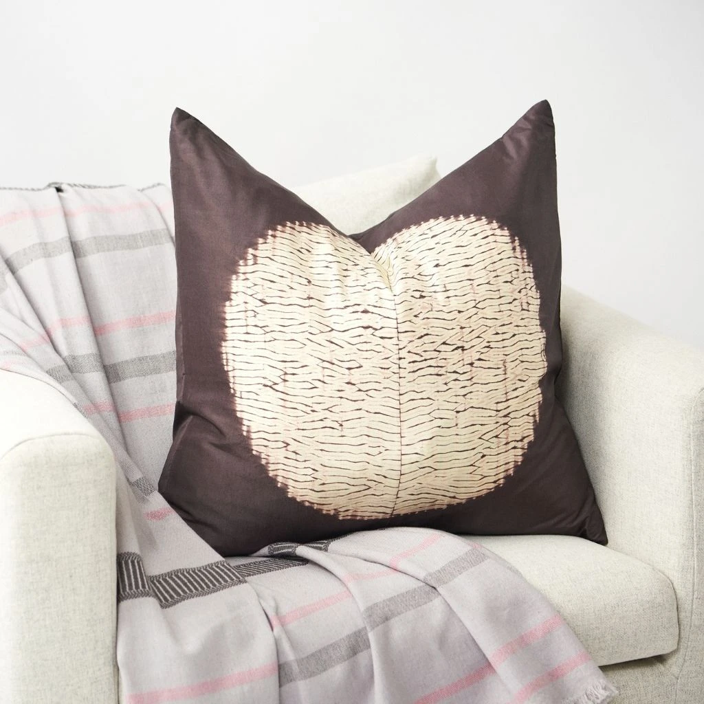 Studio Variously Shunya Silk Throw Pillow - Black Home Goods 6 Studio Variously Shunya Silk Throw Pillow - Black Home Goods
