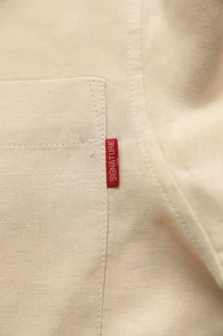 Signature Innovation Group Men's Safari Hemp Shirt - Bone