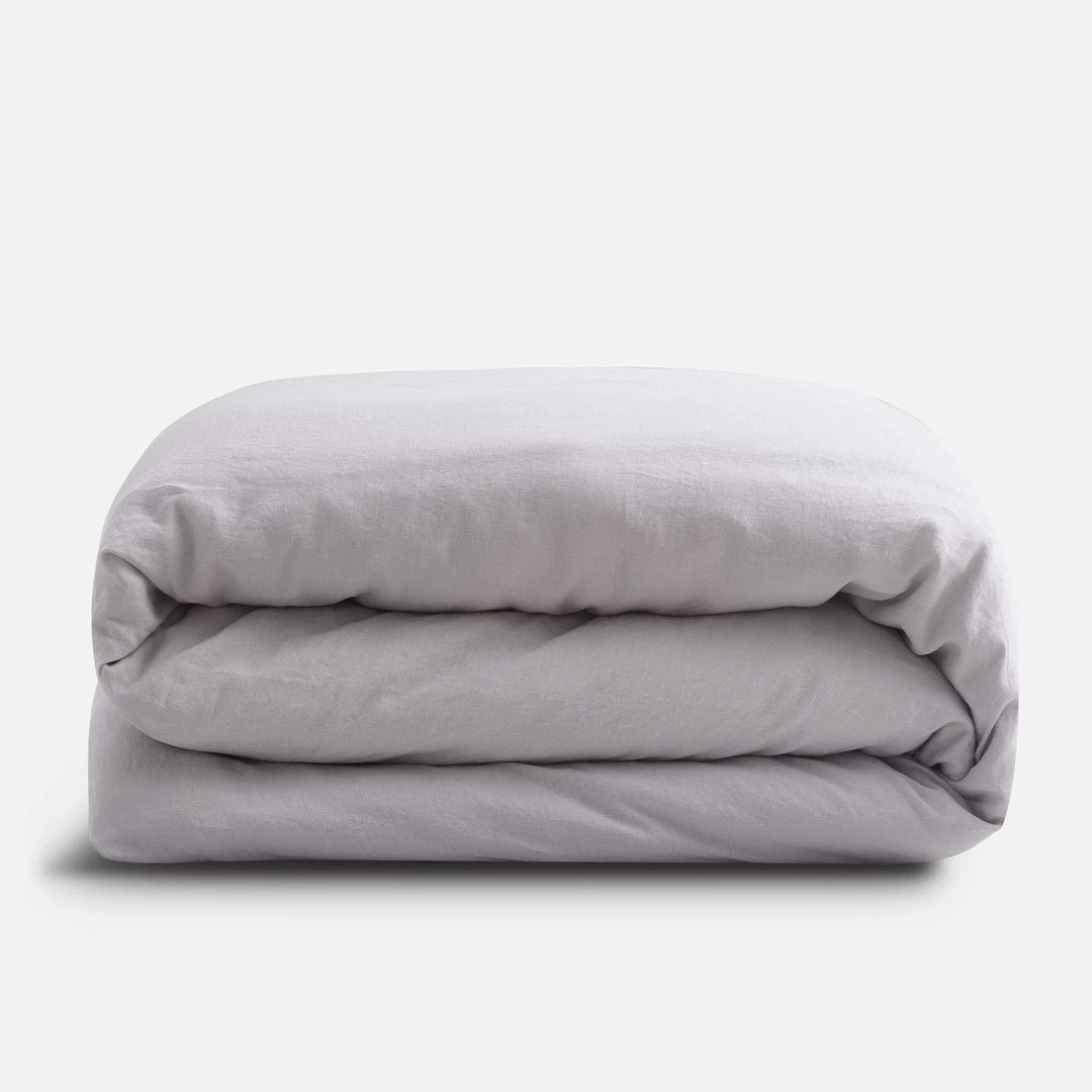Sijo Best Sellers French Linen Duvet Cover - Fog 4 Sijo Best Sellers French Linen Duvet Cover - Fog