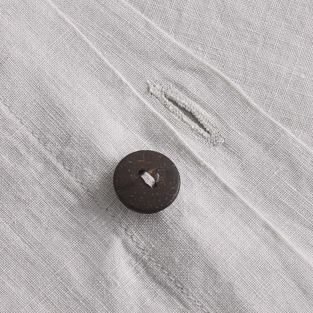 Sijo Best Sellers French Linen Duvet Cover - Fog 5 Sijo Best Sellers French Linen Duvet Cover - Fog