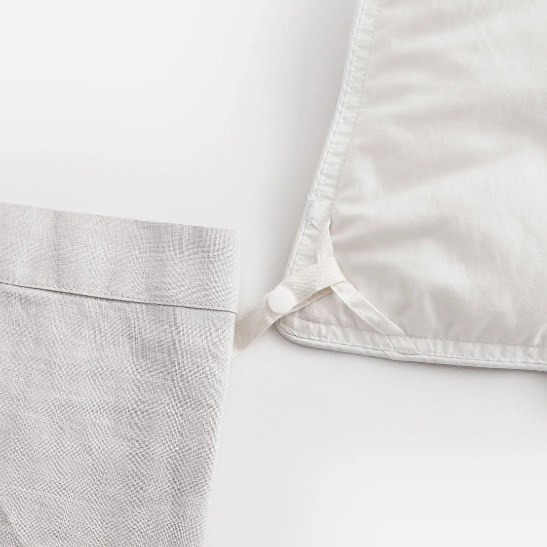 Sijo Best Sellers French Linen Duvet Cover - Fog 6 Sijo Best Sellers French Linen Duvet Cover - Fog