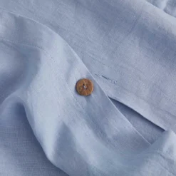 Sijo Best Sellers French Linen Duvet Cover - Sky
