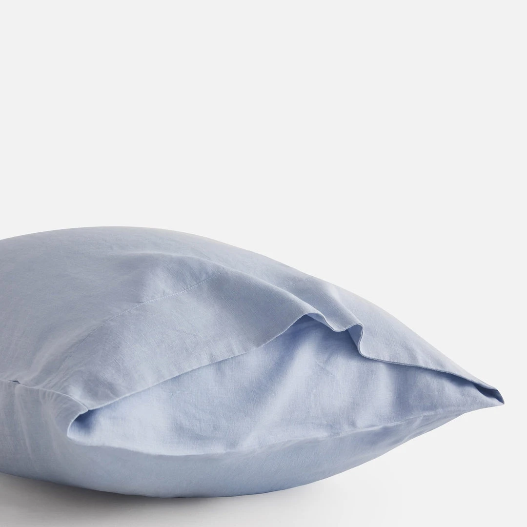 Sijo Home Goods French Linen Pillowcase Set - Sky 5 Sijo Home Goods French Linen Pillowcase Set - Sky