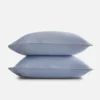 Sijo Home Goods French Linen Pillowcase Set - Sky