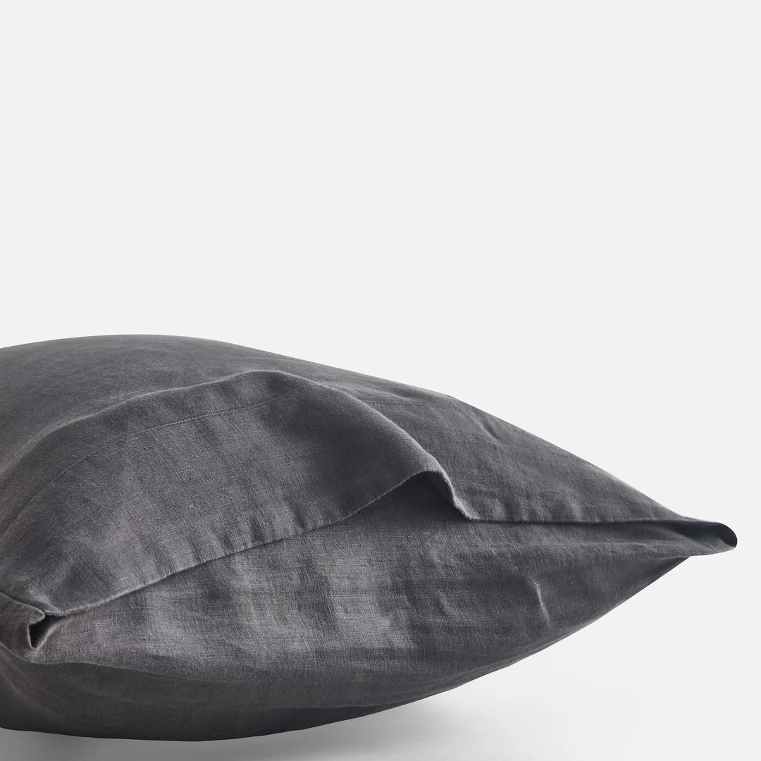 Sijo Home Goods French Linen Pillowcase Set - Slate 5 Sijo Home Goods French Linen Pillowcase Set - Slate