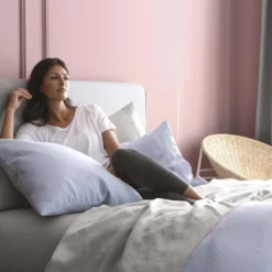 Sijo French Linen Sheet Set - Sky Best Sellers 11 Sijo French Linen Sheet Set - Sky Best Sellers