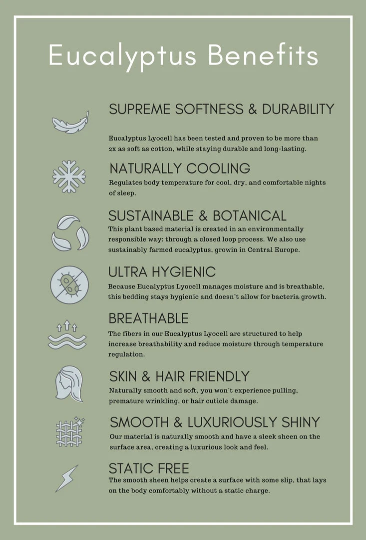 Sijo Tencel Eucalyptus Pillowcase Set - Dove 6 Sijo Tencel Eucalyptus Pillowcase Set - Dove