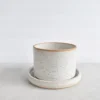 Katie Mudd Simple White Stoneware Planter Set Best Sellers