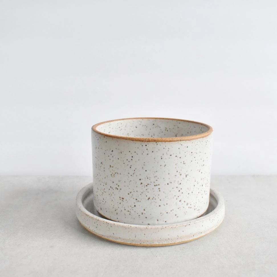 Katie Mudd Simple White Stoneware Planter Set Best Sellers 3 Katie Mudd Simple White Stoneware Planter Set Best Sellers