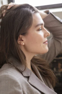 Abby Alley Siv Stud Earrings