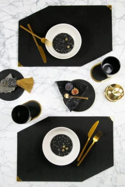 Slash Objects Kitchen + Dining Recycled Rubber Placemat Set
