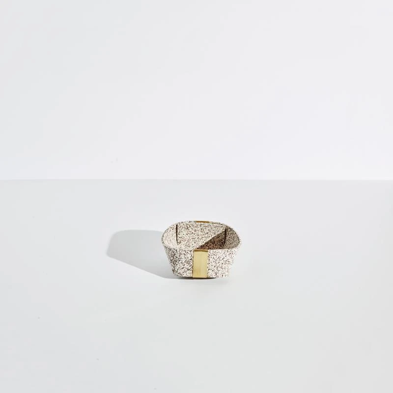 Slash Objects Best Sellers Recycled Rubber + Brass Basket Set - Sand 6 Slash Objects Best Sellers Recycled Rubber + Brass Basket Set - Sand