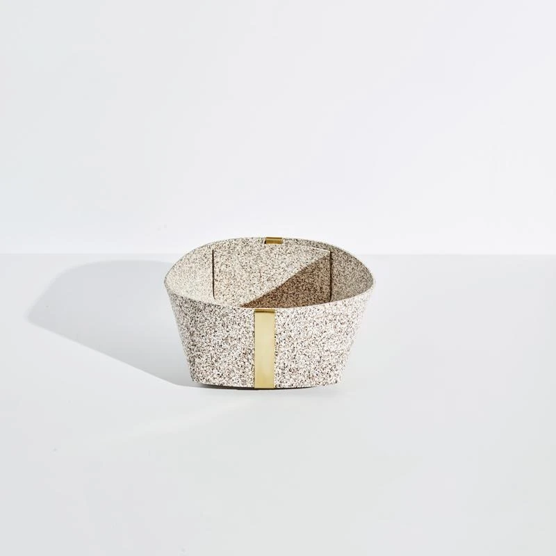 Slash Objects Best Sellers Recycled Rubber + Brass Basket Set - Sand 8 Slash Objects Best Sellers Recycled Rubber + Brass Basket Set - Sand