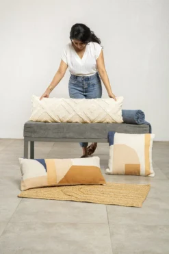 Casa Amarosa Tufted XL Lumbar Pillow Cover Home Goods