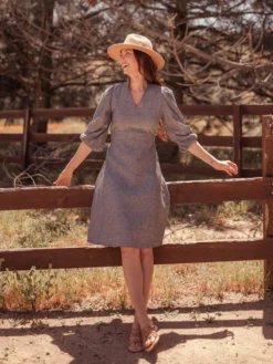 Valani Sodalin Hemp Dress Clothing