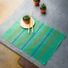 Soil To Studio Kitchen + Dining Arundhati Linen Placemat - Forest Green 1 Soil To Studio Kitchen + Dining Arundhati Linen Placemat - Forest Green