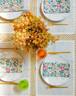 Soil To Studio Asya Linen Napkin Set Kitchen + Dining