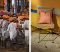 Soil To Studio Chhavi Linen Throw Pillow Cover - Orange Best Sellers