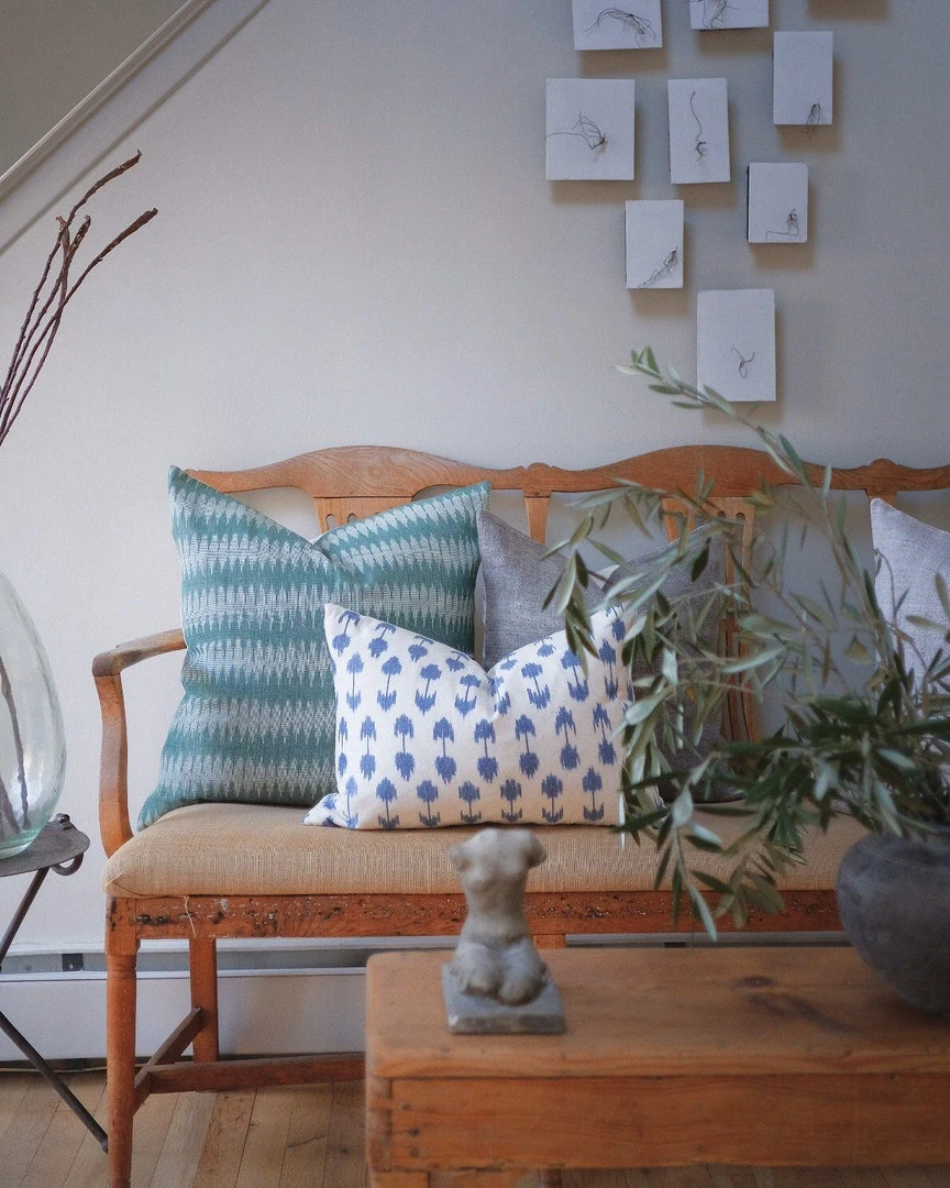 Soil To Studio Kira Ikat Throw Pillow Cover Home Goods 4 Soil To Studio Kira Ikat Throw Pillow Cover Home Goods