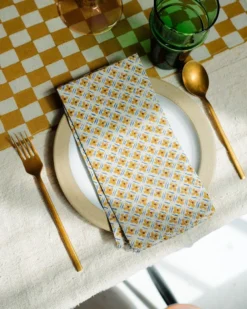 Soil To Studio Mehar Linen Napkin Set Kitchen + Dining