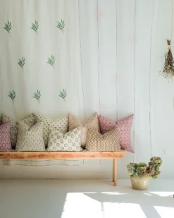 Soil To Studio Priya Linen Throw Pillow Cover