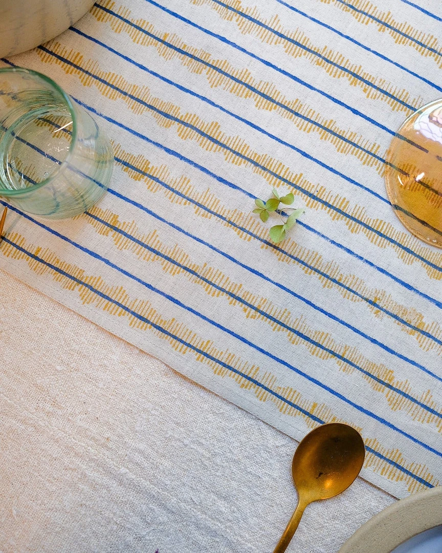Soil To Studio Kitchen + Dining Sanya Linen Table Runner 4 Soil To Studio Kitchen + Dining Sanya Linen Table Runner