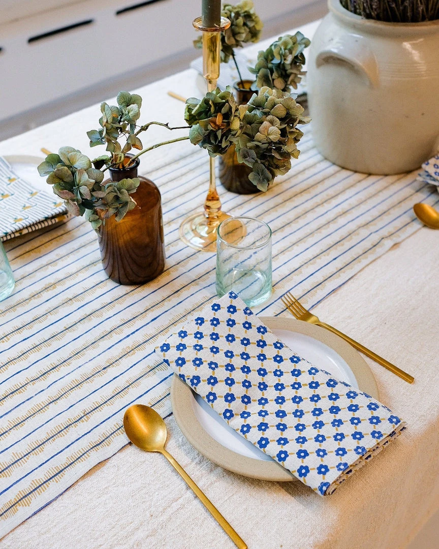 Soil To Studio Kitchen + Dining Sanya Linen Table Runner 6 Soil To Studio Kitchen + Dining Sanya Linen Table Runner