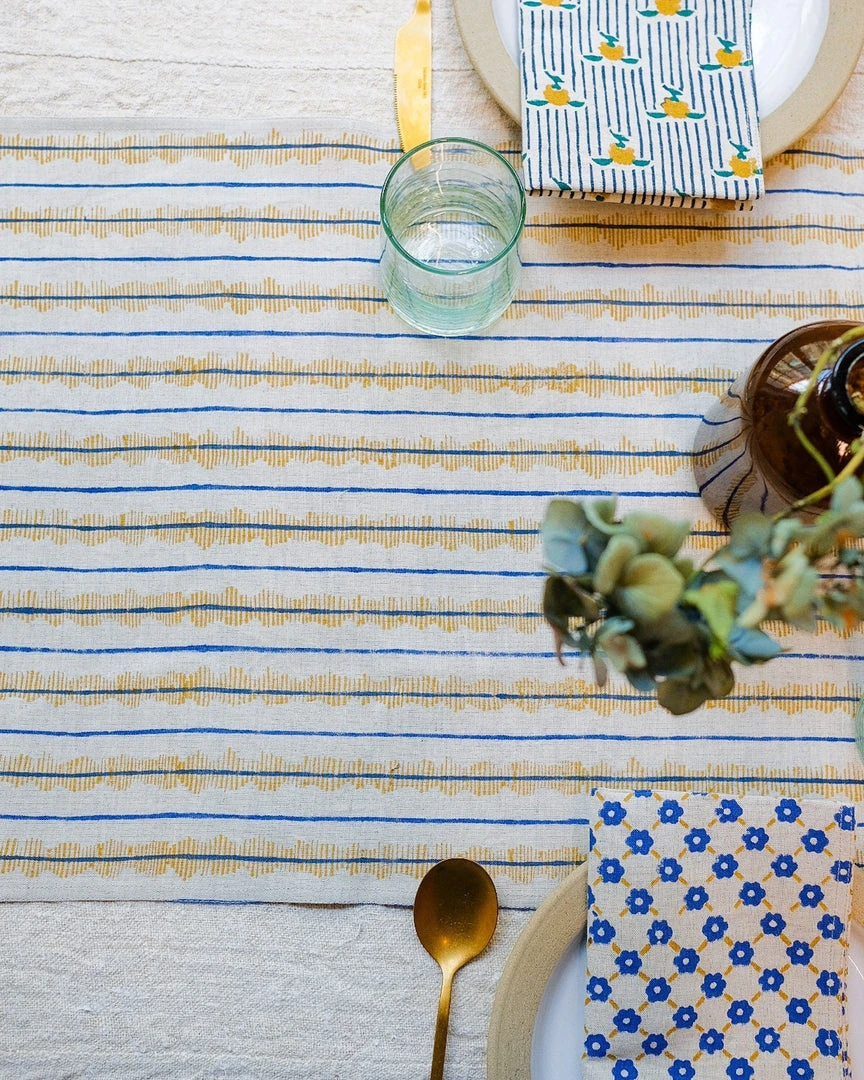 Soil To Studio Kitchen + Dining Sanya Linen Table Runner 3 Soil To Studio Kitchen + Dining Sanya Linen Table Runner