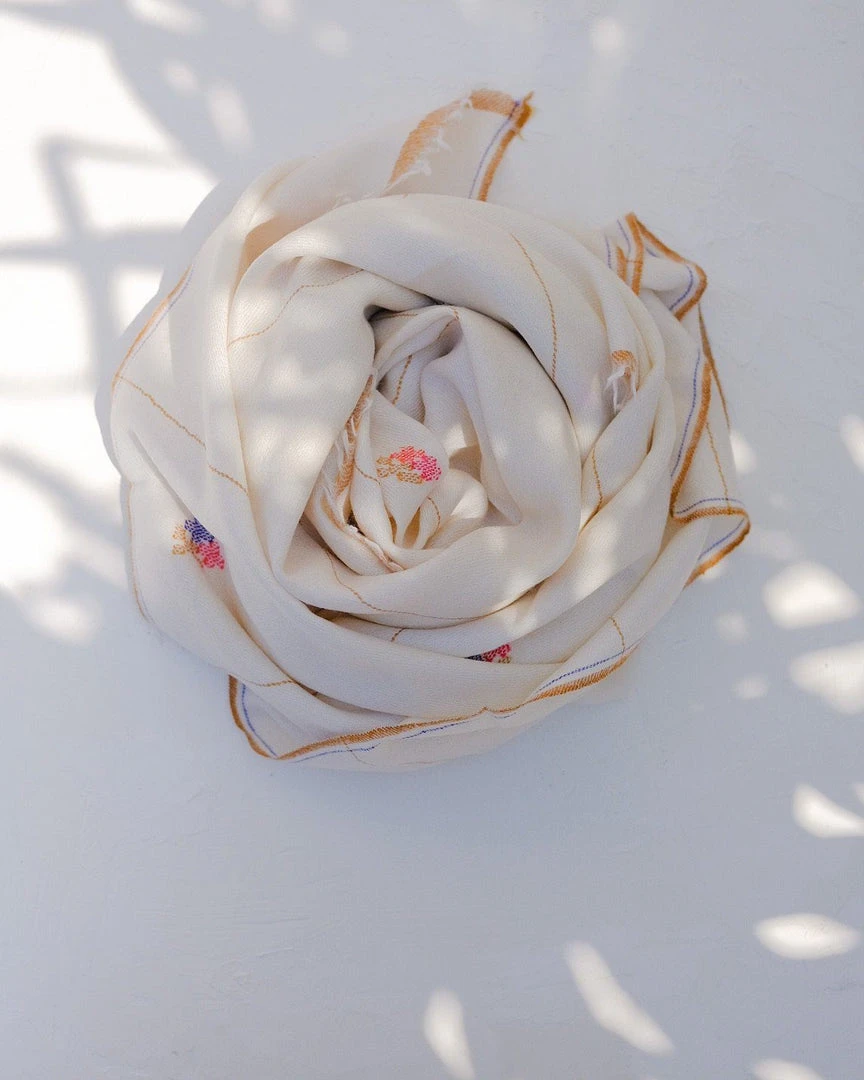 Soil To Studio Surekha Merino Scarf Accessories 4 Soil To Studio Surekha Merino Scarf Accessories