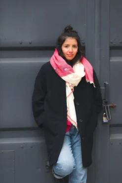 Soil To Studio Sushmita Color Blocked Merino Scarf Accessories