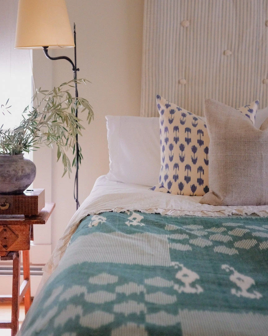 Soil To Studio Tanvi Ikat Throw Blanket Home Goods 3 Soil To Studio Tanvi Ikat Throw Blanket Home Goods