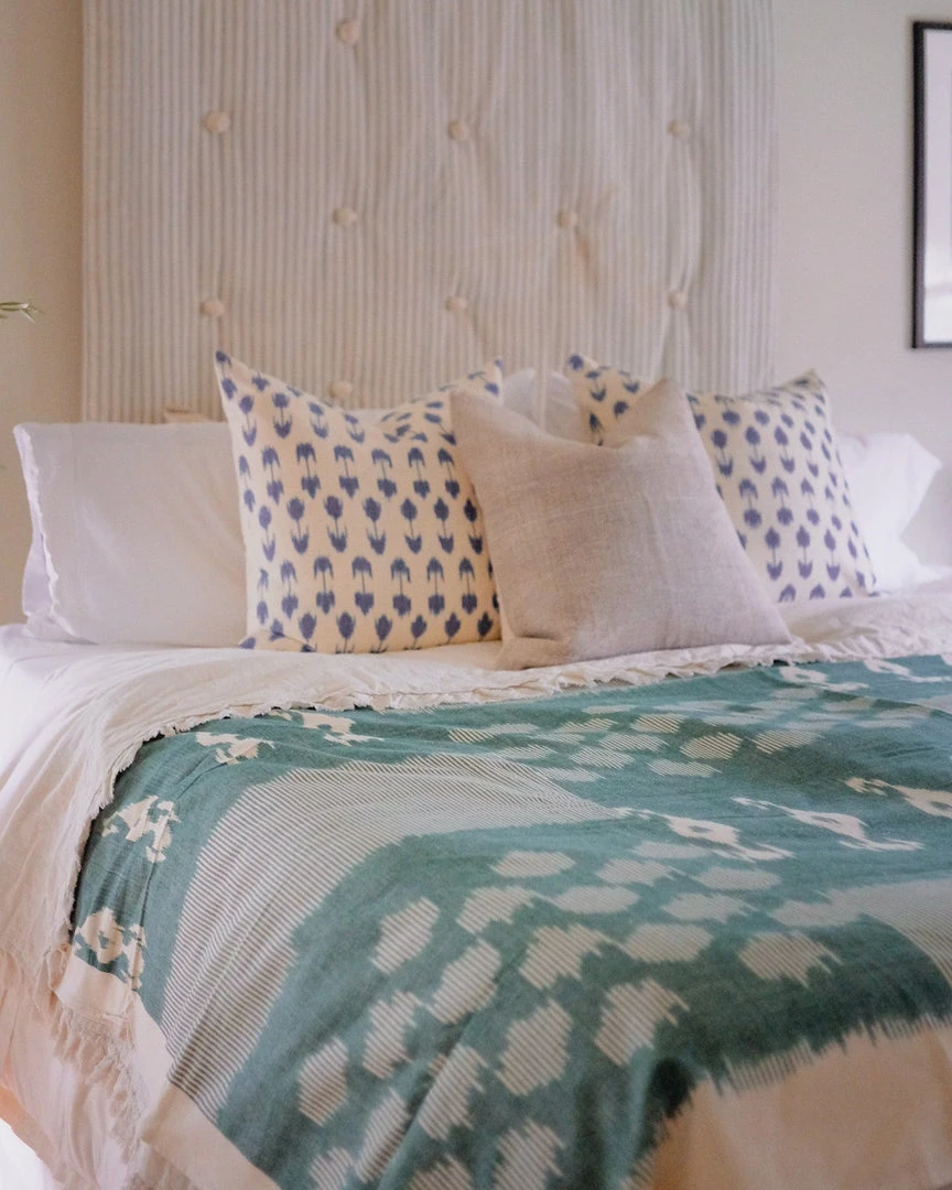 Soil To Studio Tanvi Ikat Throw Blanket Home Goods 5 Soil To Studio Tanvi Ikat Throw Blanket Home Goods