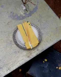 Soil To Studio Zeenat Linen Napkin Set - Dandelion BIPOC Owned 10 Soil To Studio Zeenat Linen Napkin Set - Dandelion BIPOC Owned