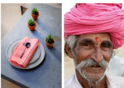 Soil To Studio Kitchen + Dining Zeenat Linen Napkin Set - Flamingo Pink 11 Soil To Studio Kitchen + Dining Zeenat Linen Napkin Set - Flamingo Pink