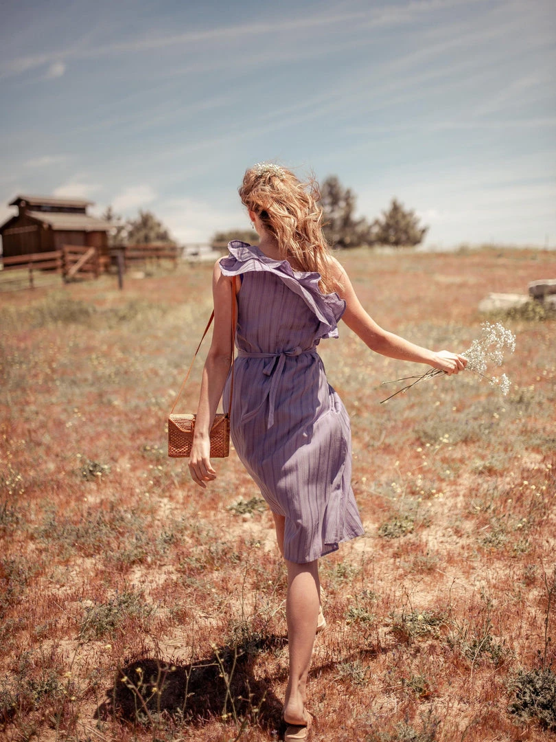 Valani Special Occasion Sokha Banana Midi Dress - Purple Sage 7 Valani Special Occasion Sokha Banana Midi Dress - Purple Sage