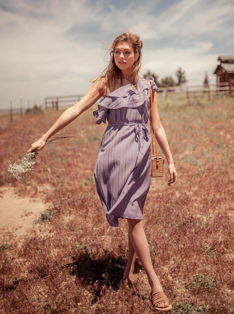 Valani Special Occasion Sokha Banana Midi Dress - Purple Sage 3 Valani Special Occasion Sokha Banana Midi Dress - Purple Sage