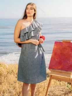 Valani Clothing Sokha Hemp Midi Dress