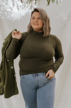 Mien Sol Mock Neck Long Sleeve Top 28 Mien Sol Mock Neck Long Sleeve Top