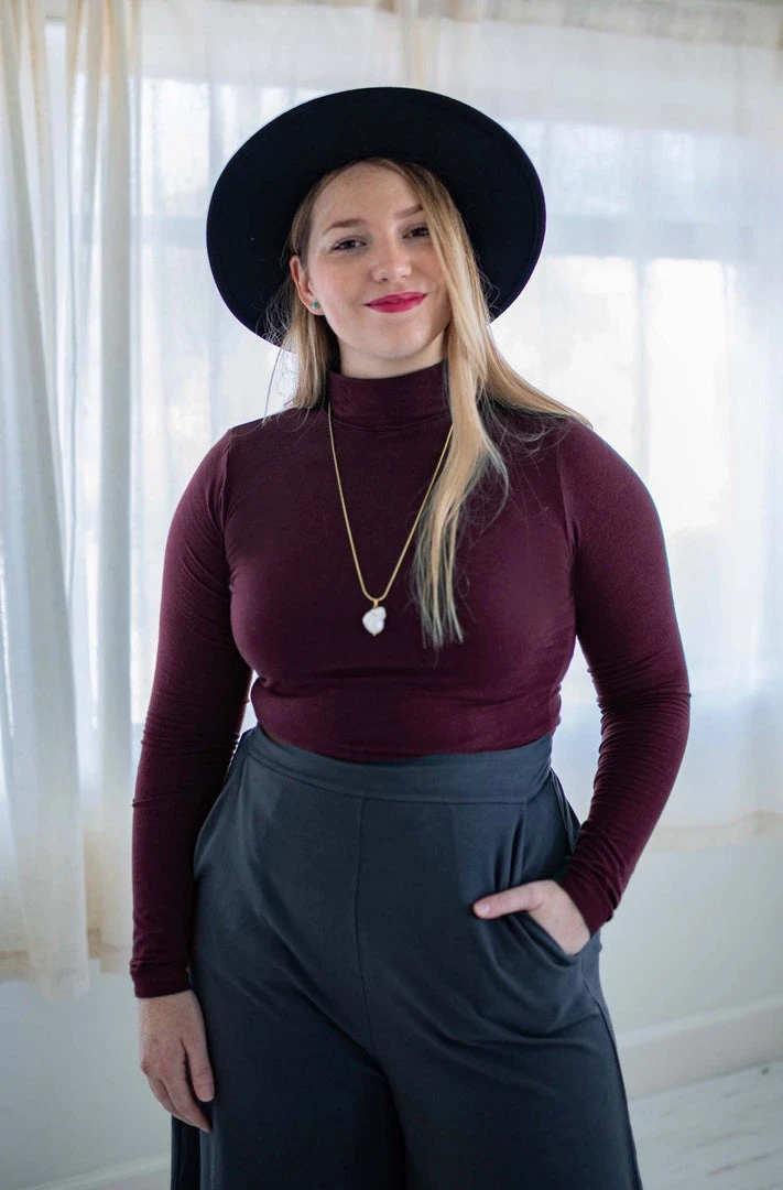 Mien Sol Mock Neck Long Sleeve Top 3 Mien Sol Mock Neck Long Sleeve Top